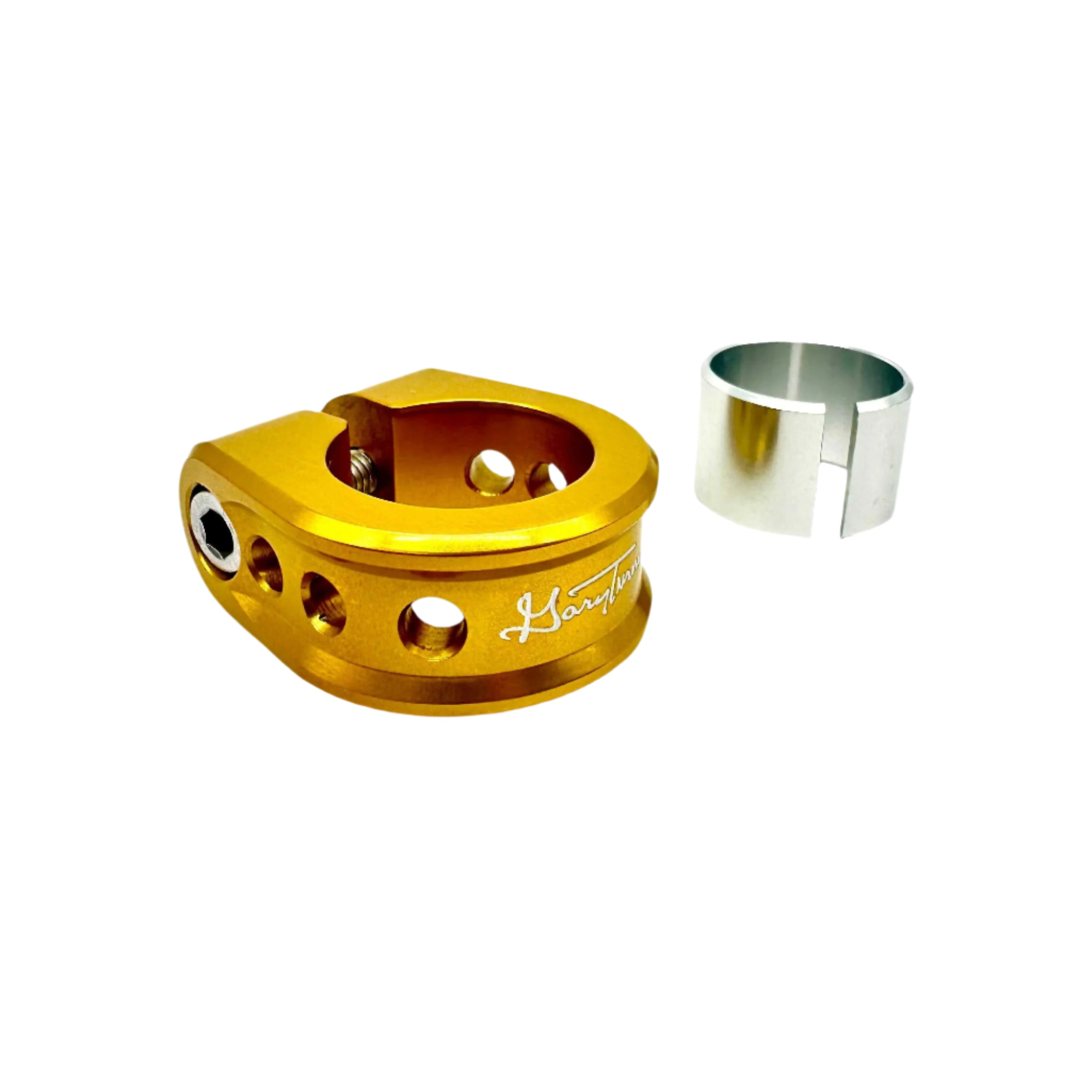 GARY TURNER GT X BILLET BMX HOLEY SEAT POST CLAMP 28.6mm