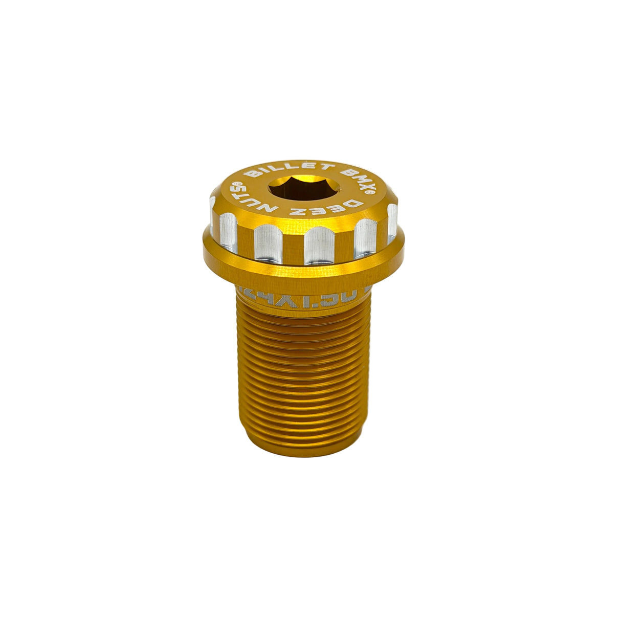 BILLET BMX DEEZ NUTS 12 POINT M24X1.50 COMPRESSION STEM CAP