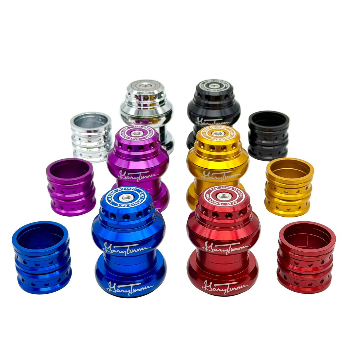 GARY TURNER X BILLET BMX HOLEY THREADLESS HEADSET KIT 1-1/8
