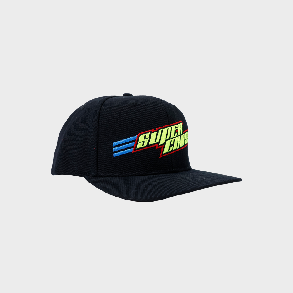 Supercross BMX | Stacked Logo Premium Snapback Hat Hat SX-SB-HAT