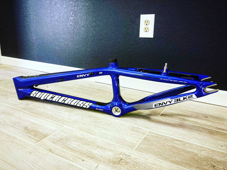 Supercross BMX | ENVY BLK 2 - Carbon Fiber BMX Race Frame Frames EB2-JNR-GCS
