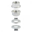 SUNLITE eBIKE AXLE NUT AND NON TURN WASHER - 14X1.5mm AXLE NUTS 372259
