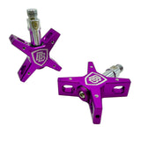 BILLET BMX PRO SERIES ROUND PEDAL CENTER SET GEN 2