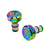 BILLET BMX SHIELD LOGO HIDDEN BOLT HANDLEBAR ENDS