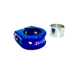 GARY TURNER X BILLET BMX HOLEY SEAT POST CLAMP 31.8mm (30mm w/ Shim) SEAT POST CLAMP BIL-SCLAMP-GARYTURNERHOLEY-318/30-RED