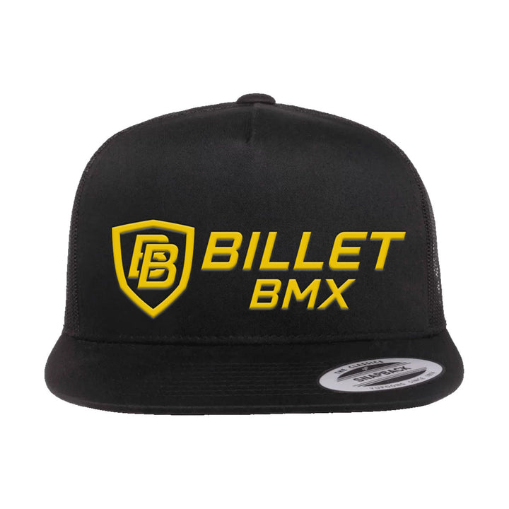 BILLET BMX CLASSIC LOGO  TRUCKER MESH HAT GOLD