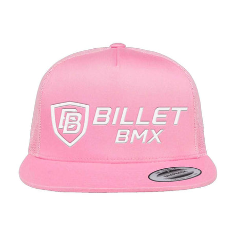 BILLET BMX CLASSIC LOGO TRUCKER MESH HAT PINK BIL6006-2-PNK-WHT