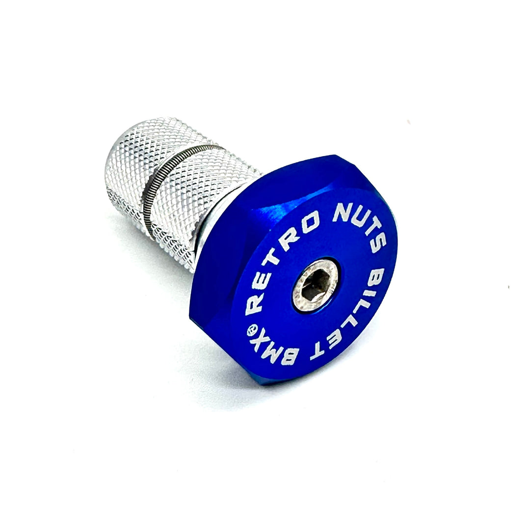 BILLET BMX RETRO NUTS 6 POINT STEM CAP