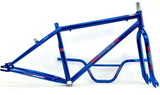 SKYWAY 26" T/A PRO XL FRAME, FORK AND HANDLEBAR SET - CANDY CHROME BLUE