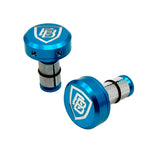 BILLET BMX SHIELD LOGO HIDDEN BOLT HANDLEBAR ENDS