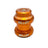 An orange anodized aluminum bicycle headset with 'BILLET' branding in silver, shown on a clean white background.