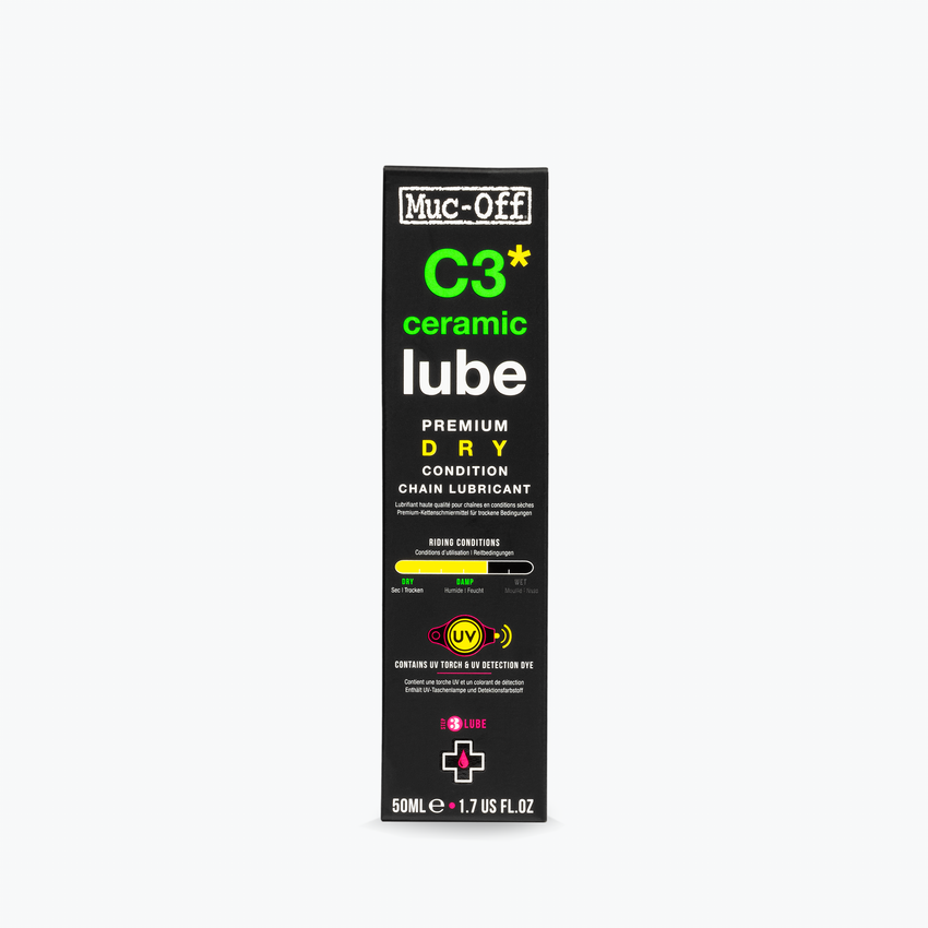 MUC-OFF C3 DRY CERAMIC BIKECHAIN LUBE LUBE LU0919