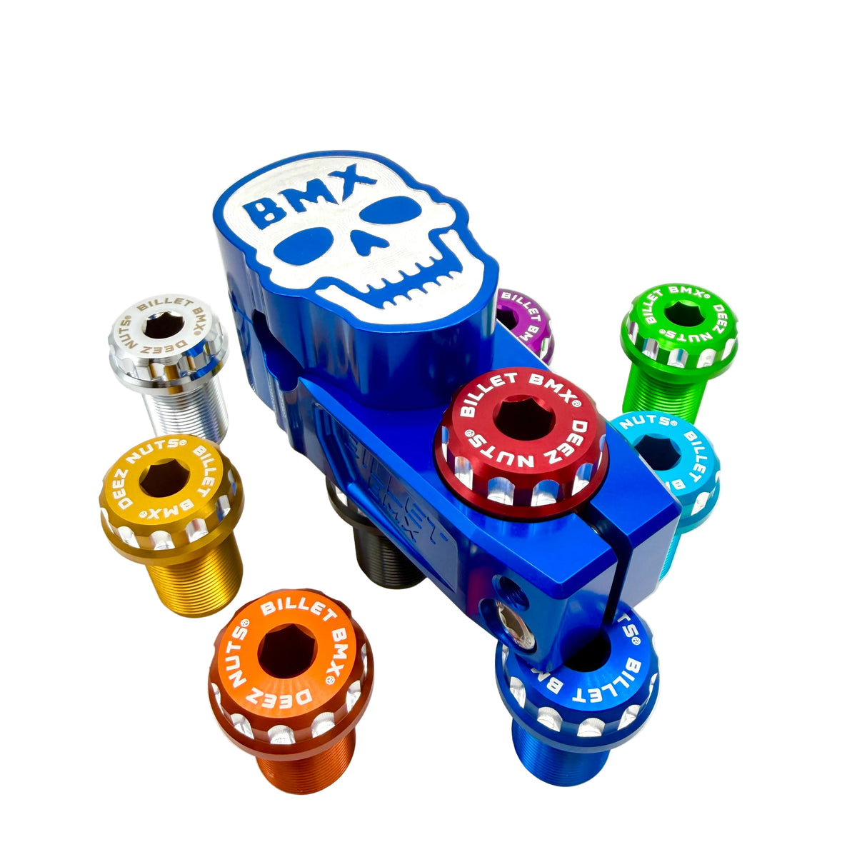 BILLET BMX DEEZ NUTS 12 POINT M24X1.50 COMPRESSION STEM CAP