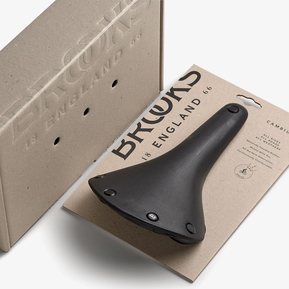 BROOKS C17 SADDLE RAILED BICYCLE SEAT