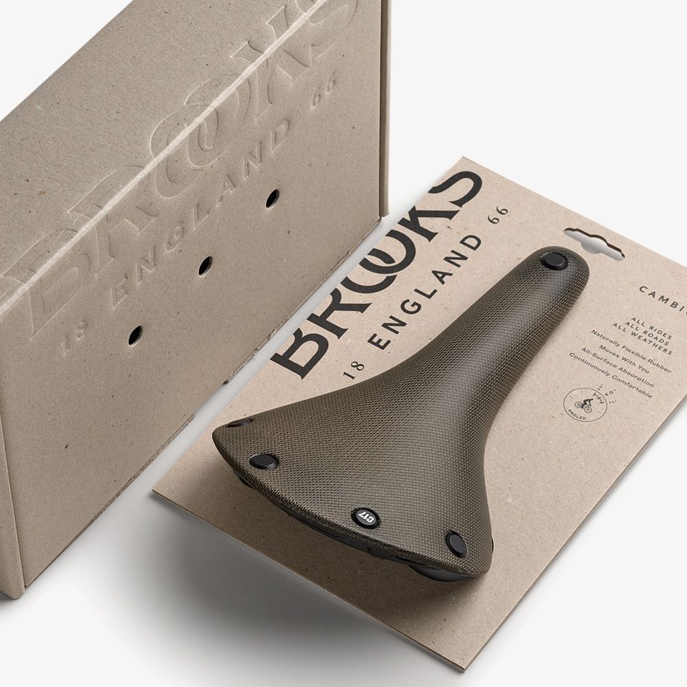 BROOKS C17 SADDLE RAILED BICYCLE SEAT