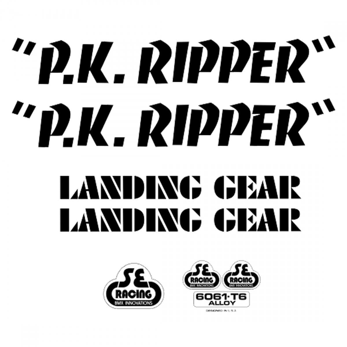 SE BIKES PK RIPPER DECAL SET DECALS 912916