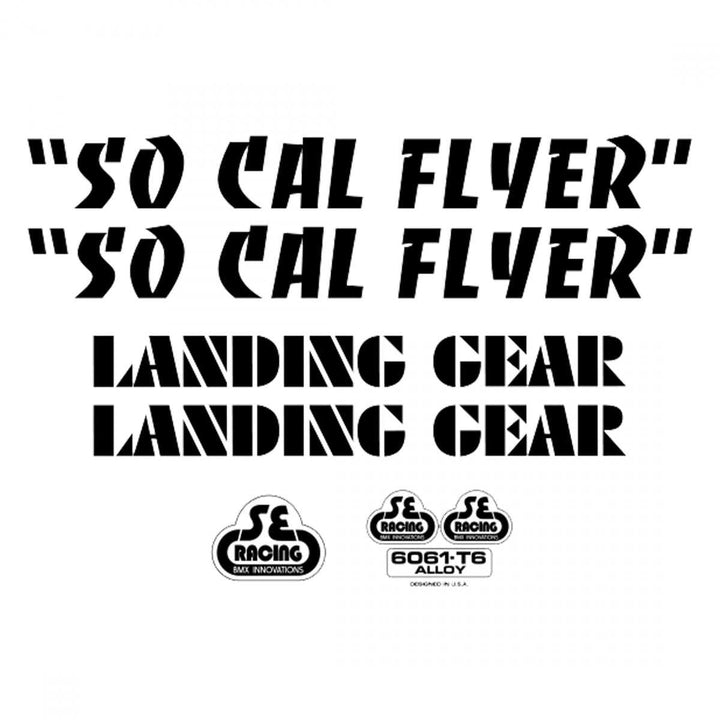 SE BIKES SOCAL FLYER DECAL SET DECALS 912920