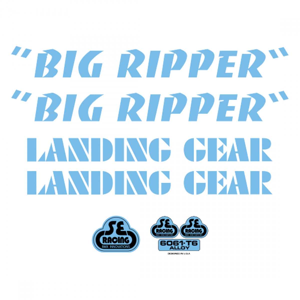 SE BIKES BIG RIPPER DECAL SET DECALS 912924