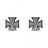 TRIK TOPZ IRON-CROSS VALVE STEM CAP VALVE CAP 94668