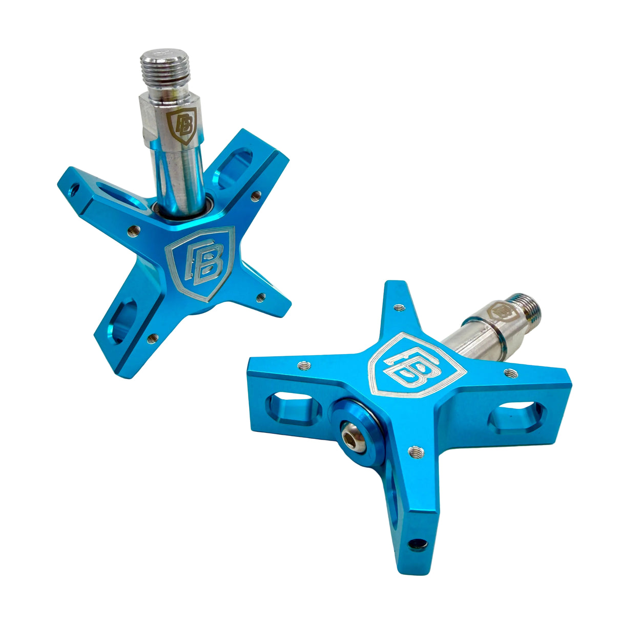 BILLET BMX PRO SERIES ROUND PEDAL CENTER SET GEN 2
