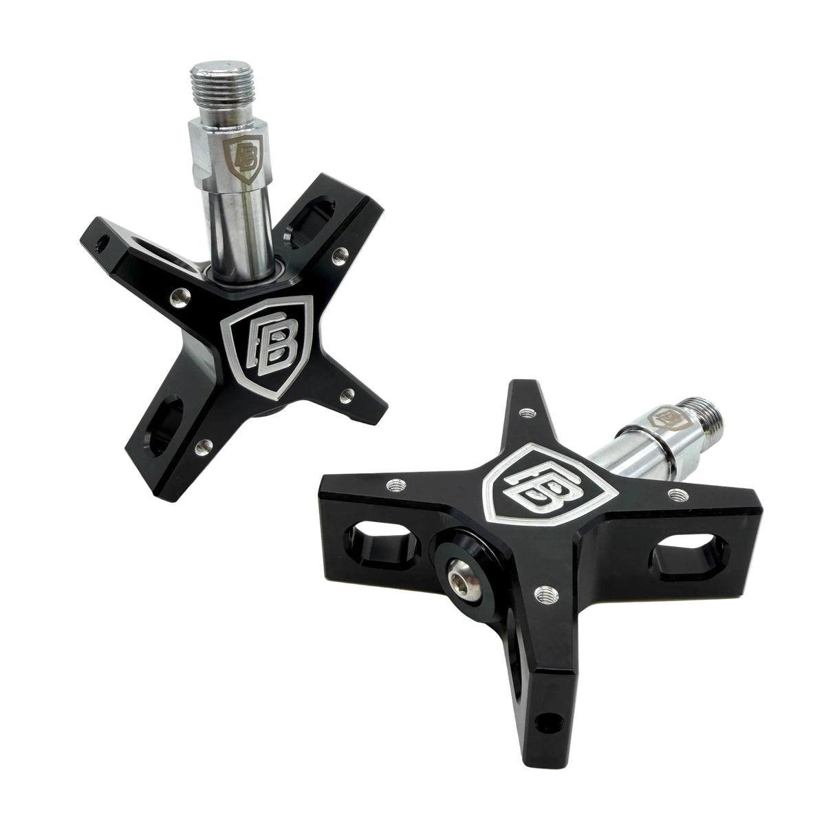 BILLET BMX PRO SERIES ROUND PEDAL CENTER SET GEN 2