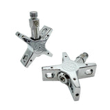 GARY TURNER GT X BILLET BMX ROUND PEDAL CENTER SET GEN 2
