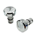 BILLET BMX SHIELD LOGO HIDDEN BOLT HANDLEBAR ENDS