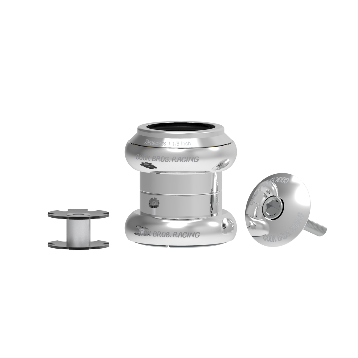 Cook Bros Racing Threadless ABEC5 Headset Steering CB-HS22A5118-BL