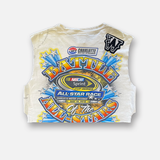 WOMENS ALL AMERICAN CROP TEE SIZE MEDIUM TEES WWO12696S