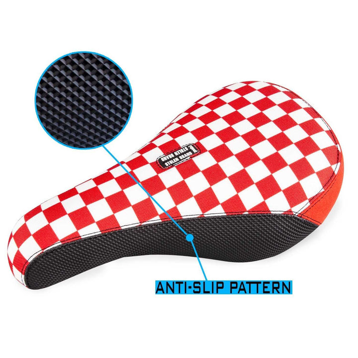 FAST TIMES XL PIVOTAL SEAT LAVENDER CHECKERBOARD Bicycle Saddles S724