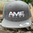 AME BALLCAPS - FLAT BILL HATS AMEDARKGREY