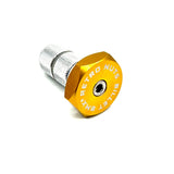 BILLET BMX RETRO NUTS 6 POINT STEM CAP STEM CAP BIL-STEMCAP-RETRONUT-RED