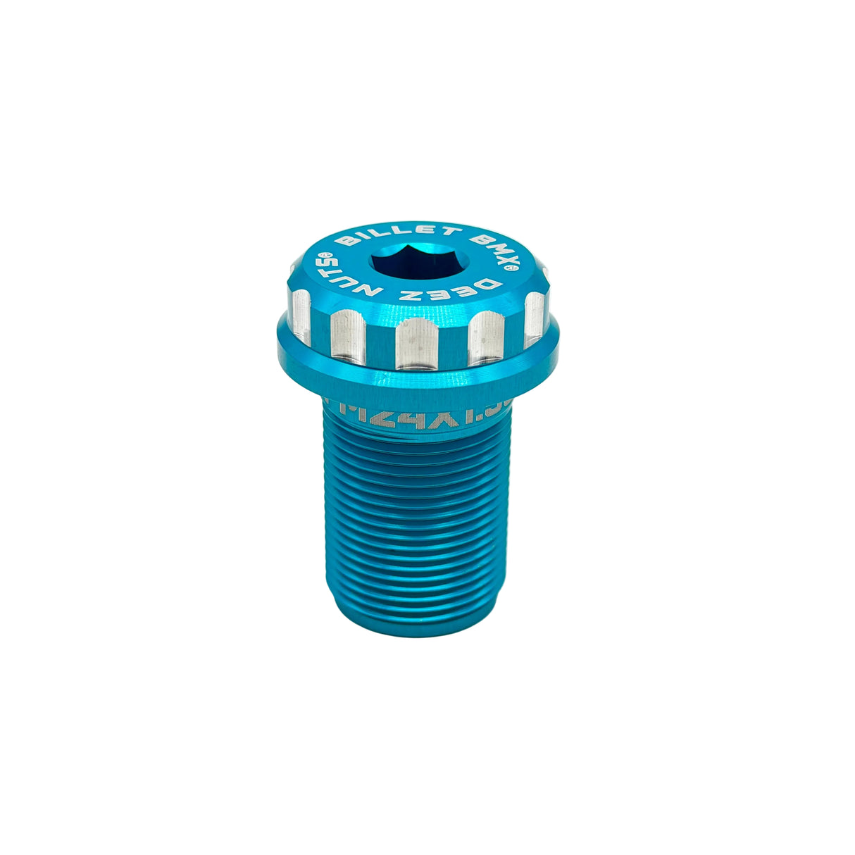 BILLET BMX DEEZ NUTS 12 POINT M24X1.50 COMPRESSION STEM CAP