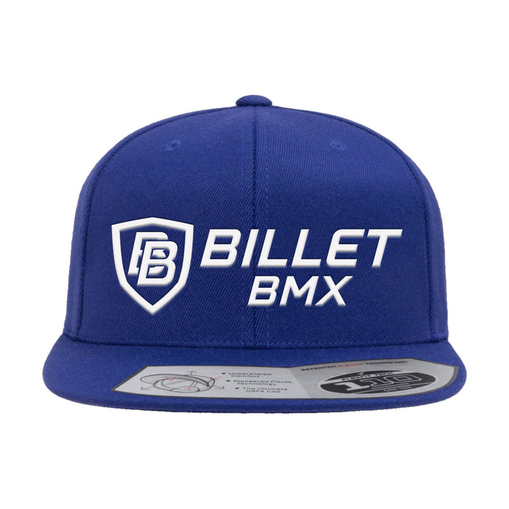 BILLET BMX CLASSIC LOGO PREMIUM WOOL SNAPBACK HAT BLUE