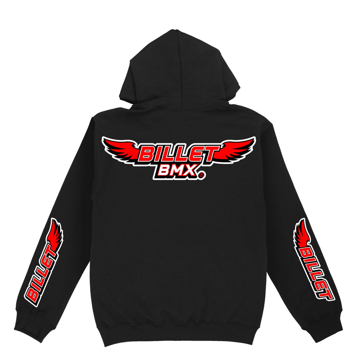 BILLET BMX HOODIE FLYING WING LOGO BIL-HOODIE-2-BLK-S