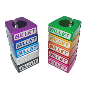 BILLET BMX BILLET HD SEAT POST CLAMP 31.8mm (30mm w/ Shim) SEAT POST CLAMP BIL-SCLAMP-BILLETHD-318/30-RED