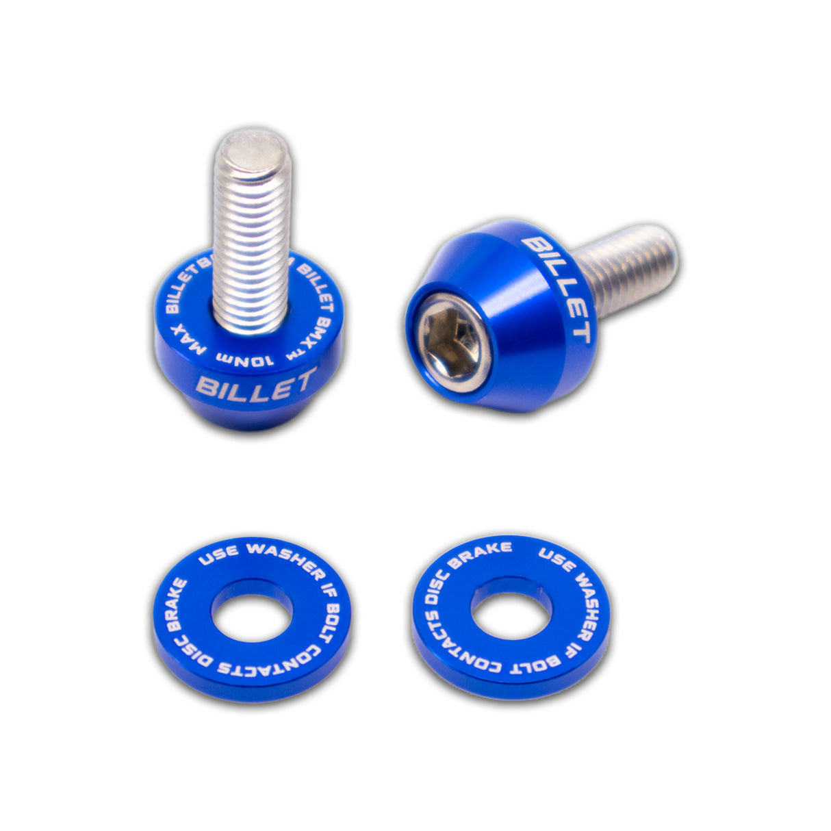 BILLET BMX Volcano Brake Bolts for V-Brakes and Disc Brakes (2 Pack)