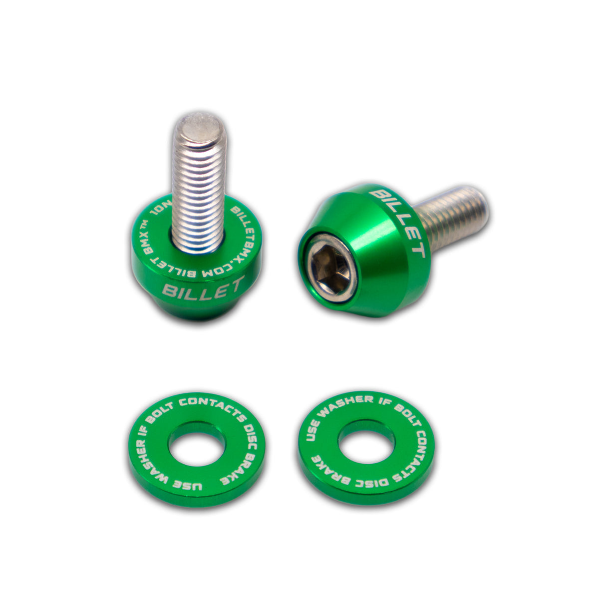 BILLET BMX Volcano Brake Bolts for V-Brakes and Disc Brakes (2 Pack)