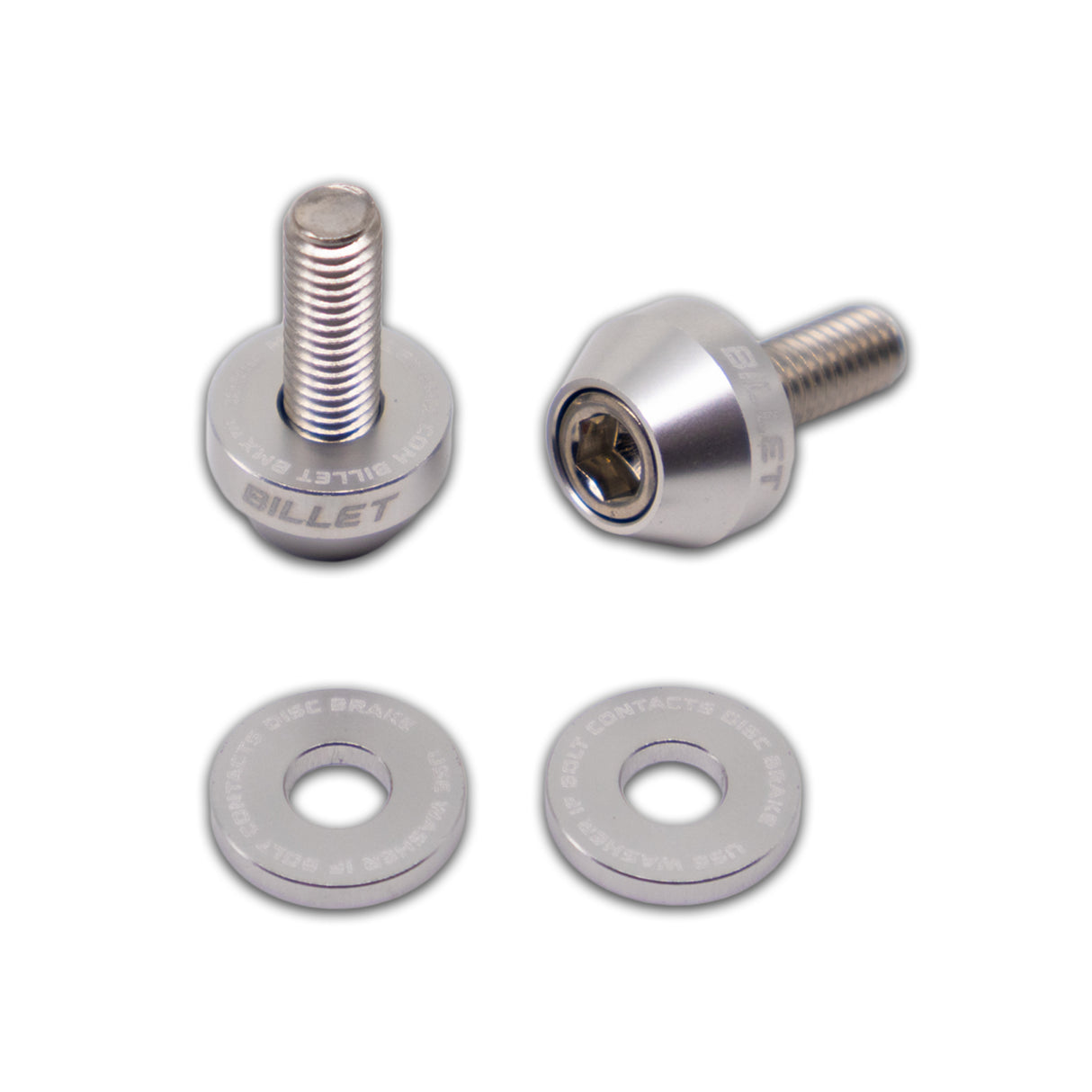 BILLET BMX Volcano Brake Bolts for V-Brakes and Disc Brakes (2 Pack)