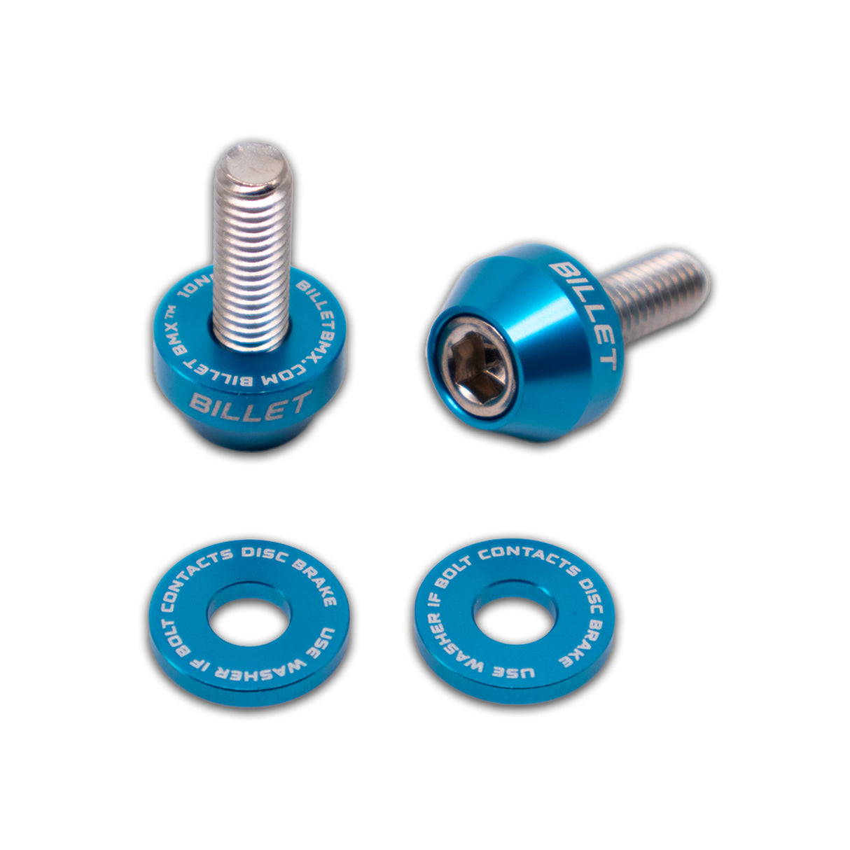 BILLET BMX Volcano Brake Bolts for V-Brakes and Disc Brakes (2 Pack)