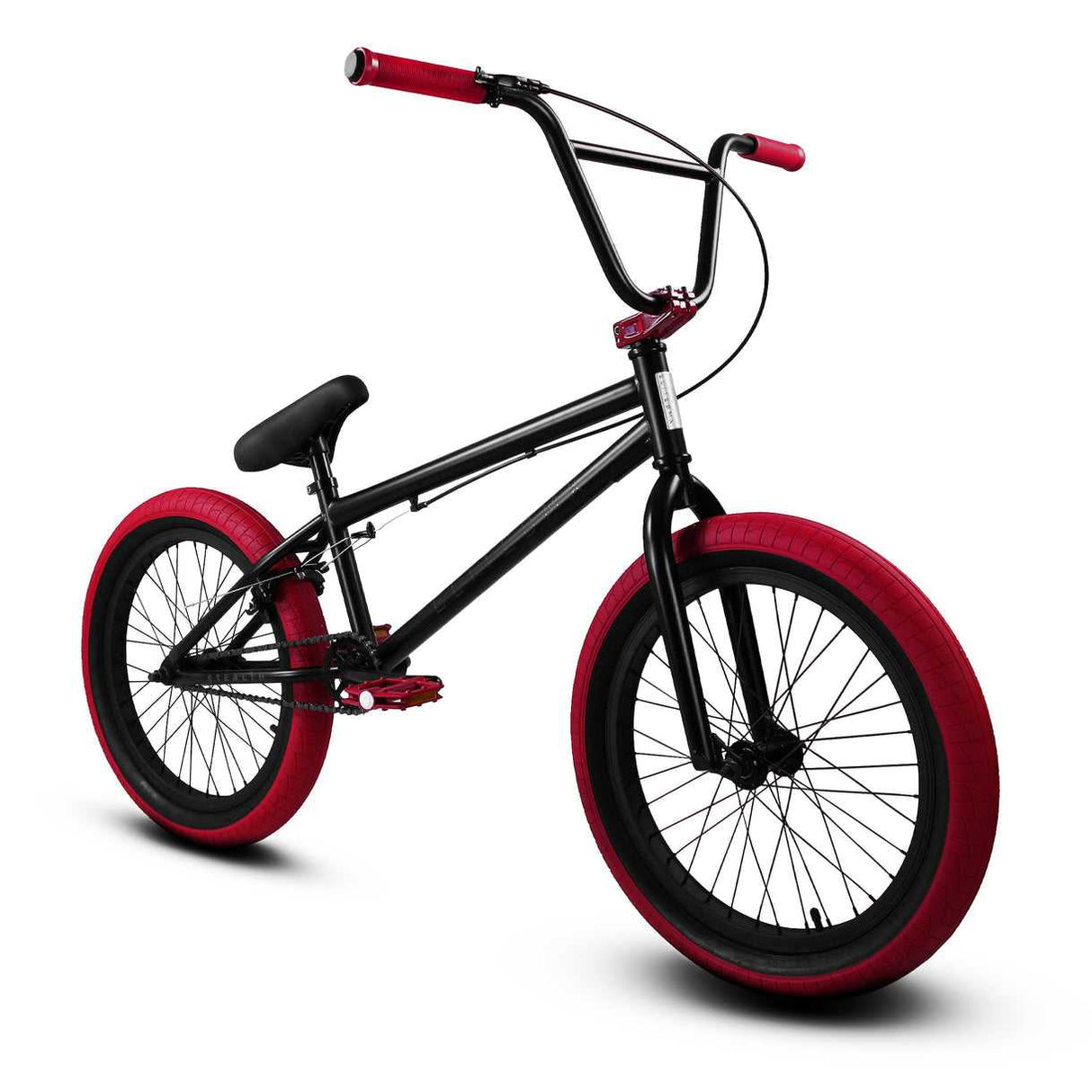 ELITE BMX STEALTH 20"- BLACK RED BIKE Stealth 20" Elite BMX Black Red