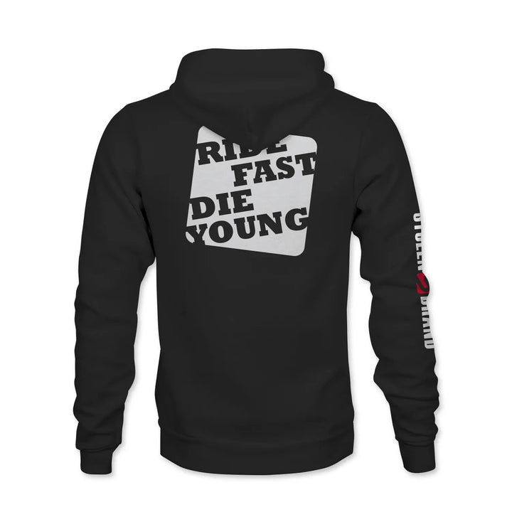 FAST-TIMES COLLECTION "RIDE FAST-DIE YOUNG" PULLOVER HOODIE Shirts & Tops SG-FS2BLK-HOOD-S