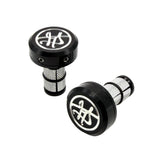 GARY TURNER GT X BILLET BMX SIGNATURE LOGO HIDDEN BOLT HANDLEBAR ENDS