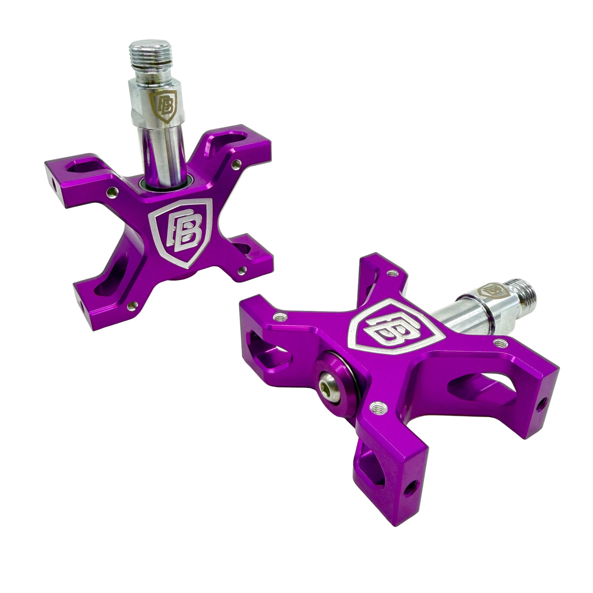 BILLET BMX PRO SERIES SQUARE PEDAL CENTER SET GEN 2
