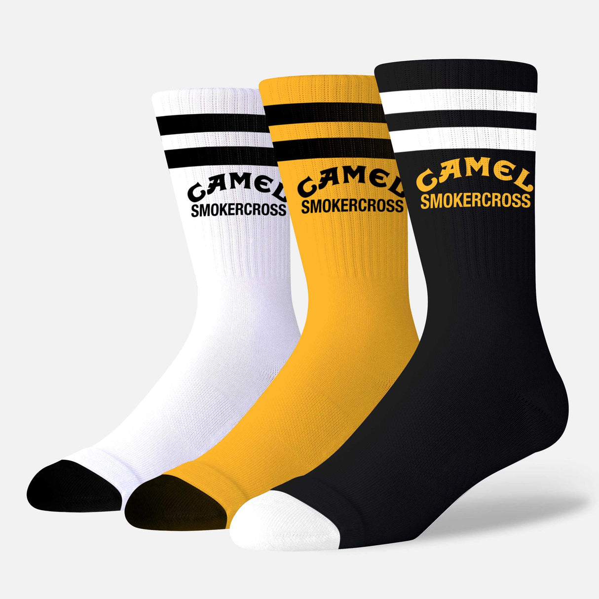 CAMEL SMOKERCROSS SOCKS 3-PACK Crew Socks WCA9272S
