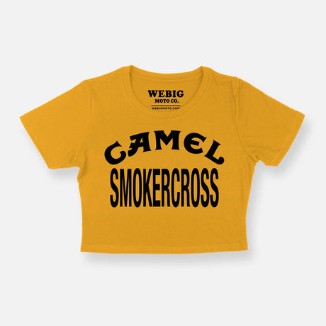 WOMEN'S CAMEL RACE CROP TEE CROP TOPS WWO11838S