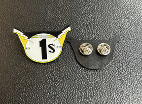 Eddy King 1$ - Metal Embossed Enamel Pin Apparel TOR-1$-PIN