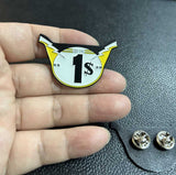 Eddy King 1$ - Metal Embossed Enamel Pin Apparel TOR-1$-PIN