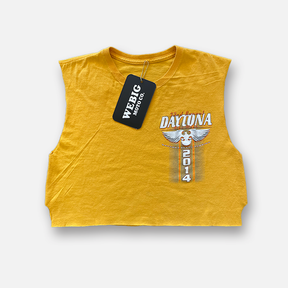 WOMENS DAYTONA CROP TEE SIZE MEDIUM TEES WWO12698S