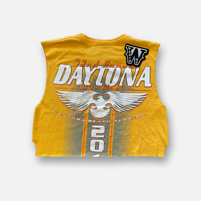 WOMENS DAYTONA CROP TEE SIZE MEDIUM TEES WWO12698S